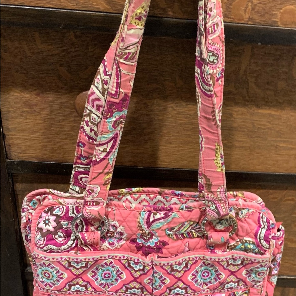 Vera Bradley Pink Quilted Shoulder Bag